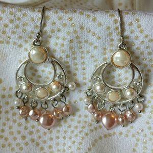 Beautiful pearl fashion earrings